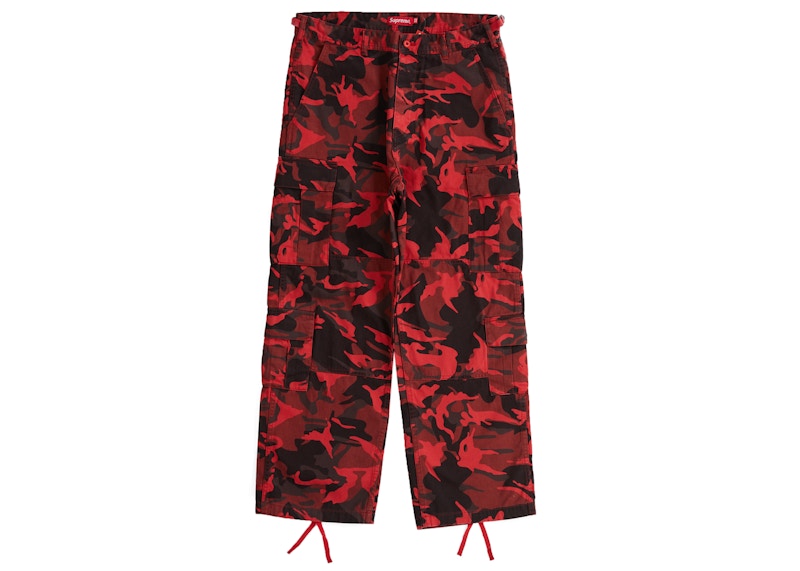 Supreme Cargo Pant Camo Rood