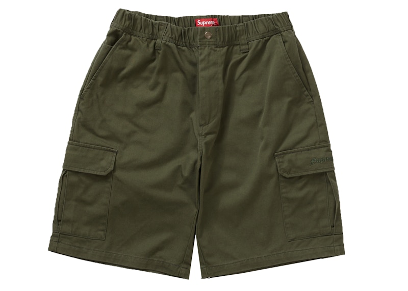 Supreme Cargo Work Short Olijf