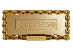 Supreme Chain License Plate Frame Goud