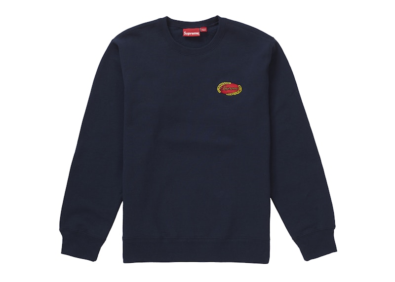Supreme Chain Logo Crewneck Blauw