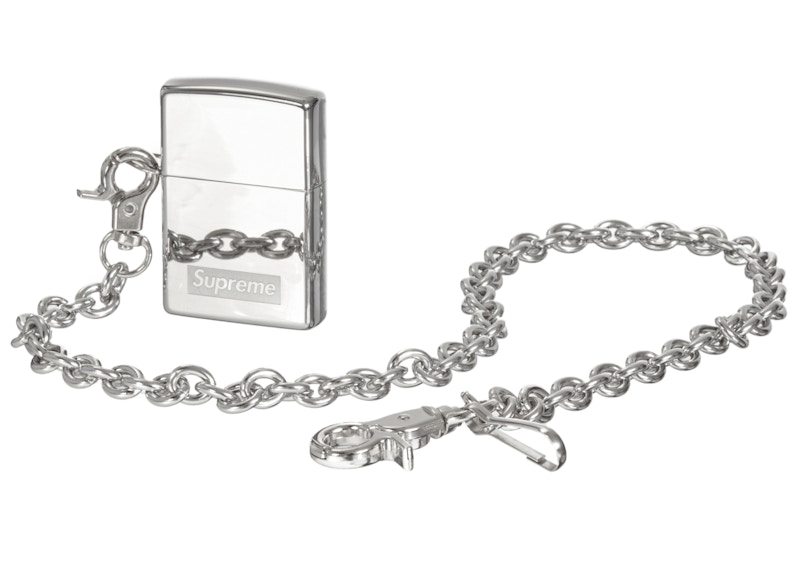 Supreme Chain Zippo Zilver