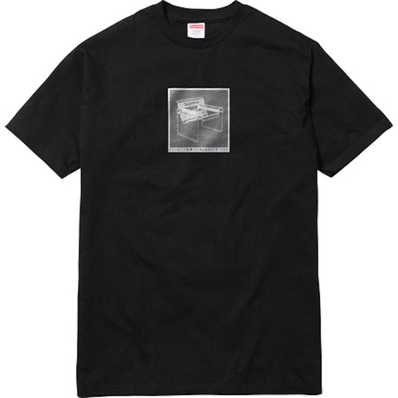 Supreme Chair Tee Zwart