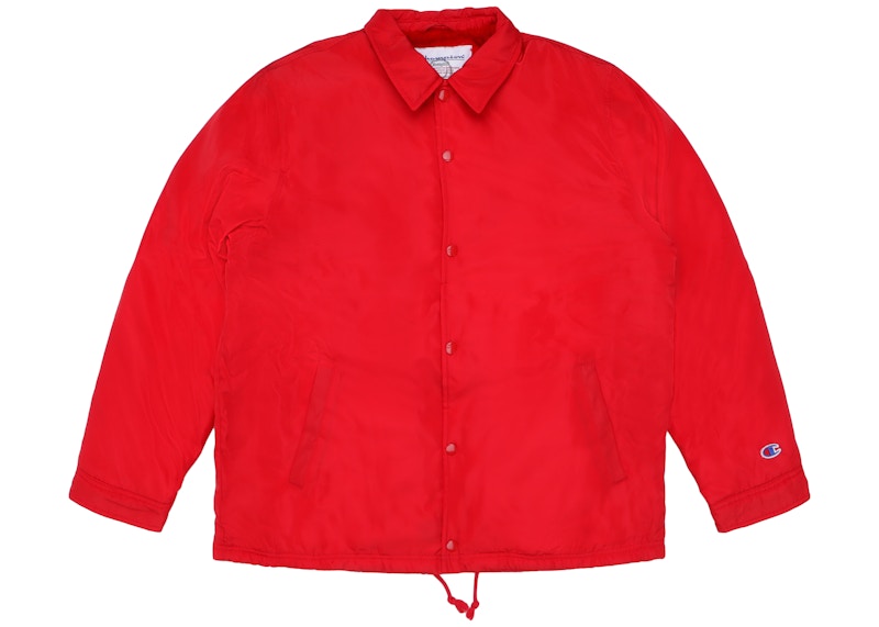 Supreme Champion Label Coaches Jacket Rood