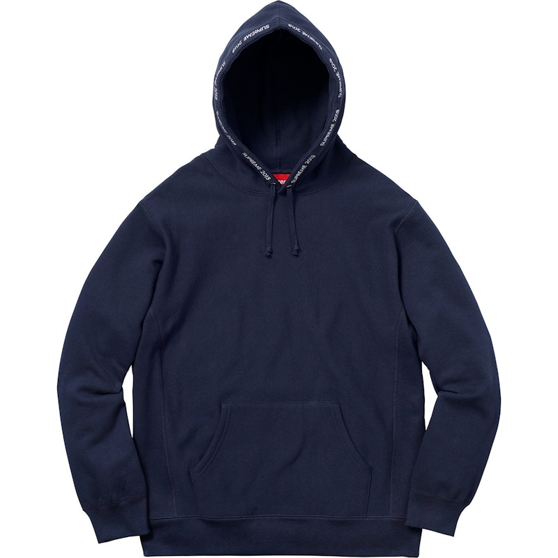 Supreme Channel Hooded Sweatshirt Blauw