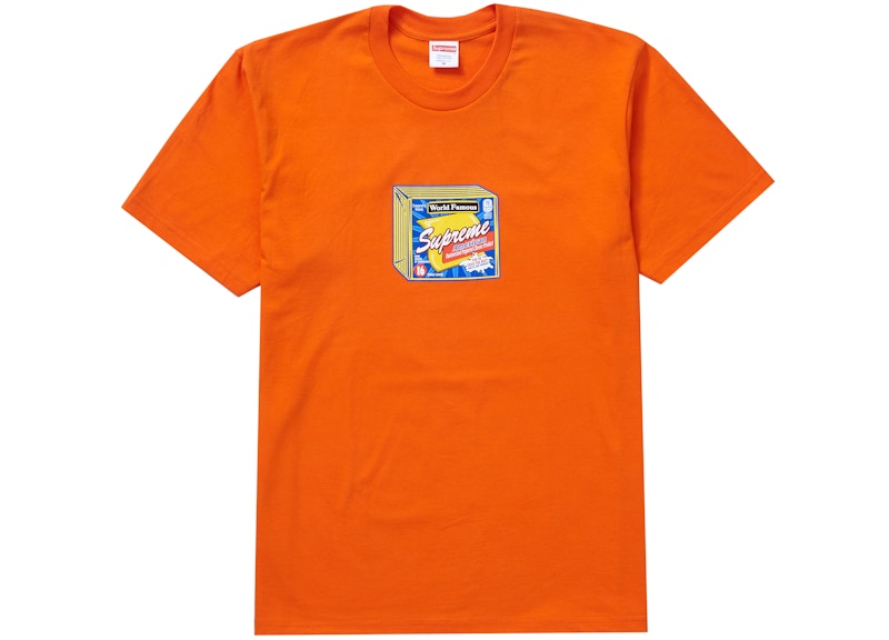 Supreme Cheese Tee Oranje