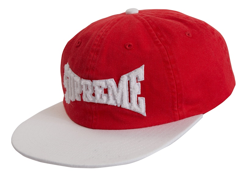 Supreme Chenille Logo 6-Panel Rood