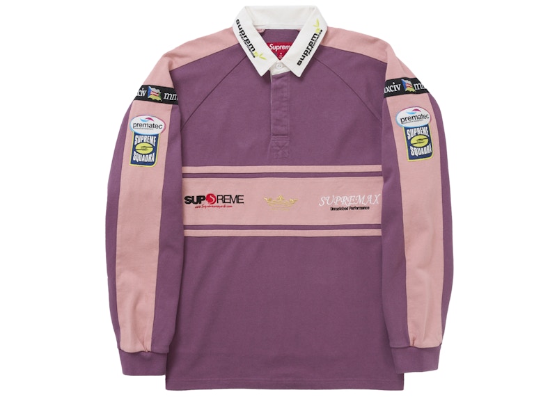 Supreme Chest Stripe Rugby Paars