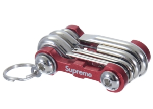 Supreme Chibi Rib Screwdriver Keychain Rood