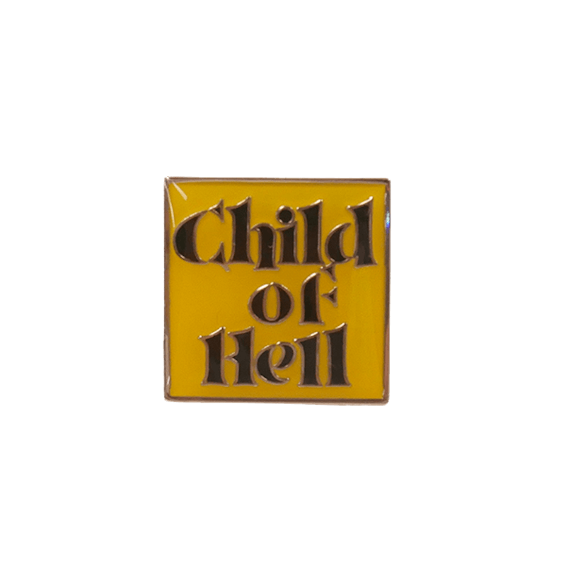 Supreme Child Of Hell Pin Zilver