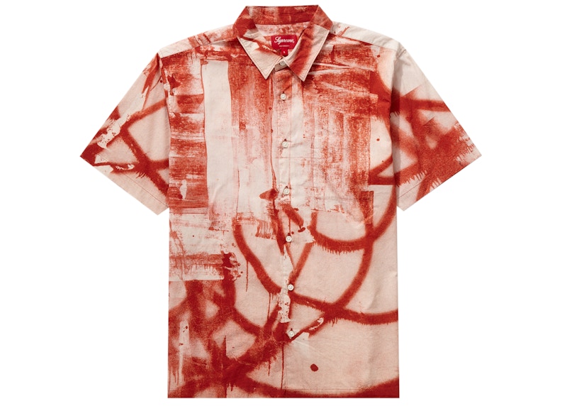Supreme Christopher Wool Shirt Rood