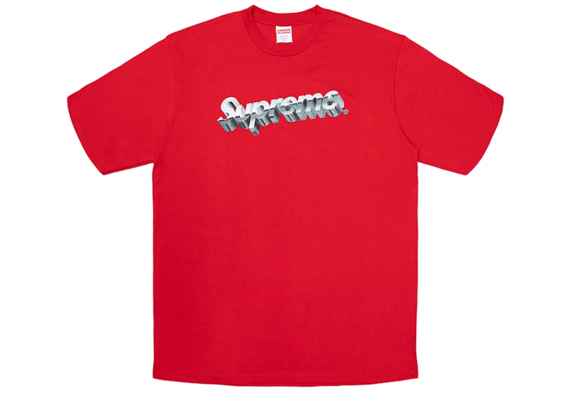 Supreme Chrome Logo Tee Rood