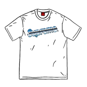 Supreme Chrome Logo Tee Wit