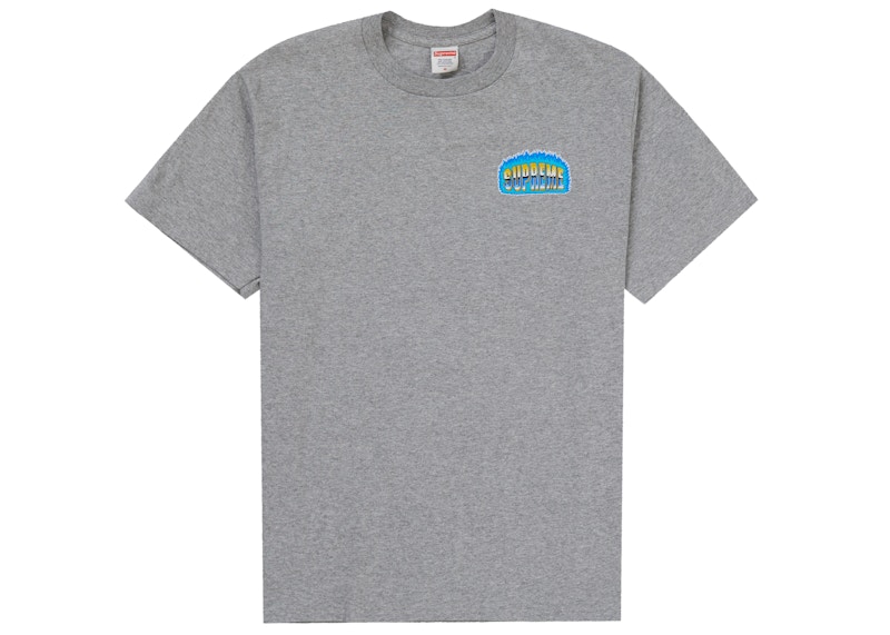 Supreme Chrome Tee Heather Grijs