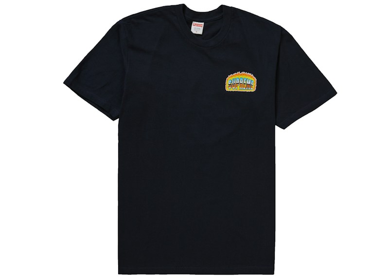 Supreme Chrome Tee Blauw