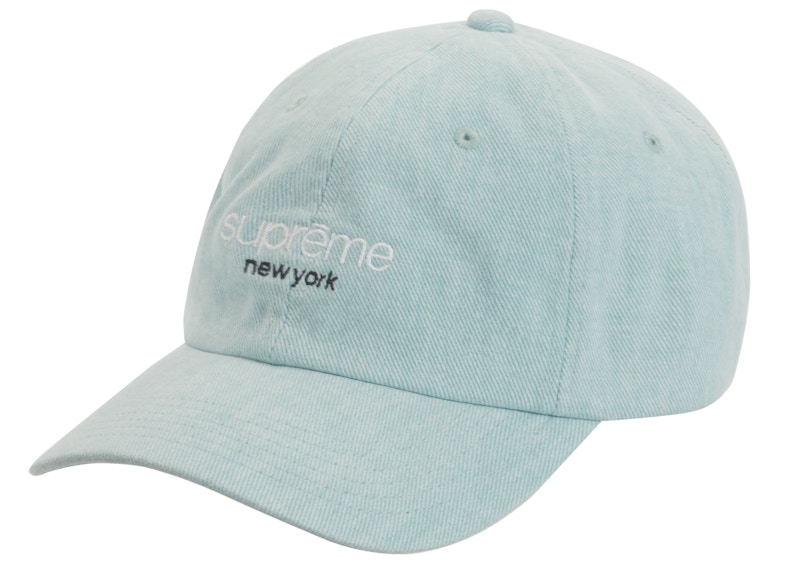 Supreme Classic Logo 6-Panel Light Blauw
