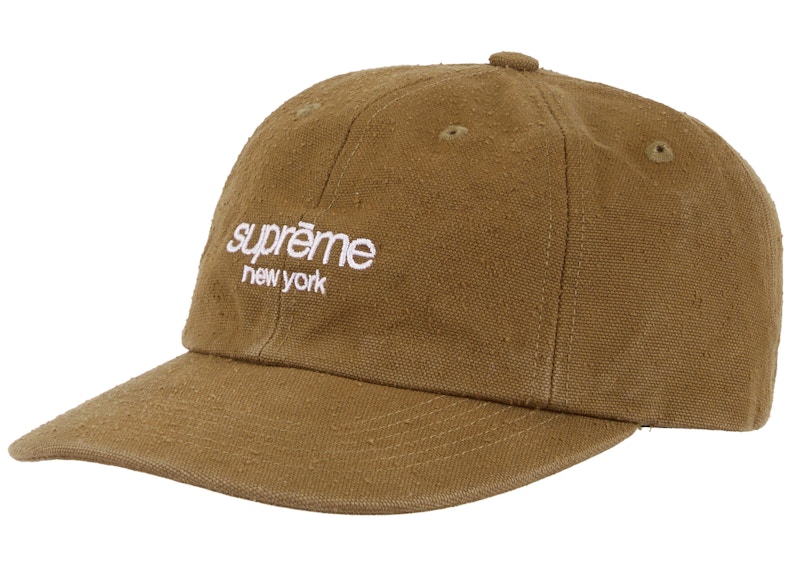 Supreme Classic Logo 6-Panel Olijf