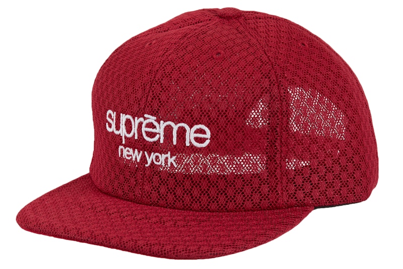 Supreme Classic Logo Air Mesh 6-Panel Rood