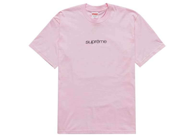Supreme Classic Logo Tee Light Roze