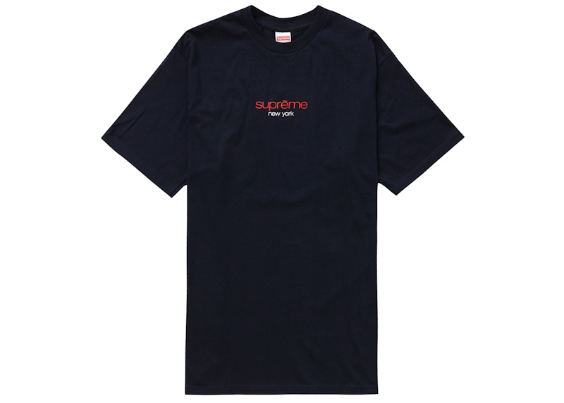 Supreme Classic Logo Tee Blauw