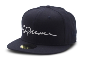 Supreme Classic Script New Era Cap Blauw