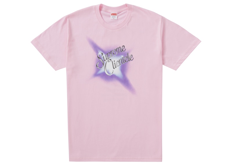 Supreme Supreme Clientele Tee Light Roze