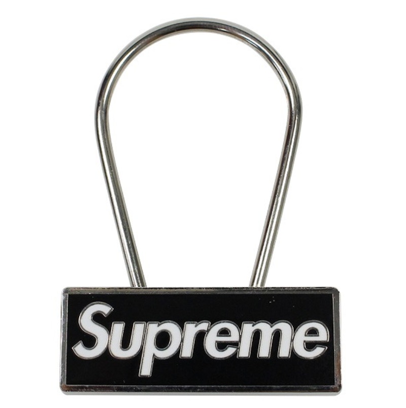 Supreme Clip Keychain Zwart
