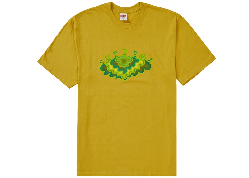 Supreme Cloud Tee Acid Geel