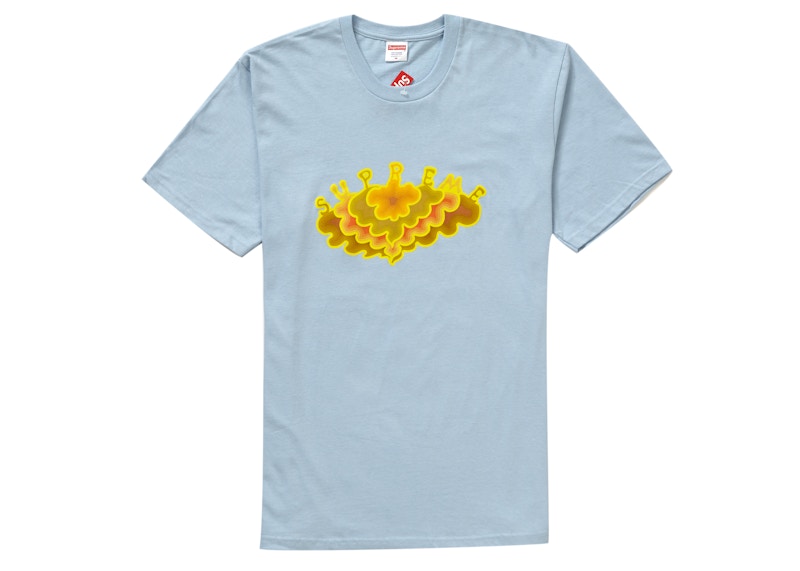 Supreme Cloud Tee Light Blauw
