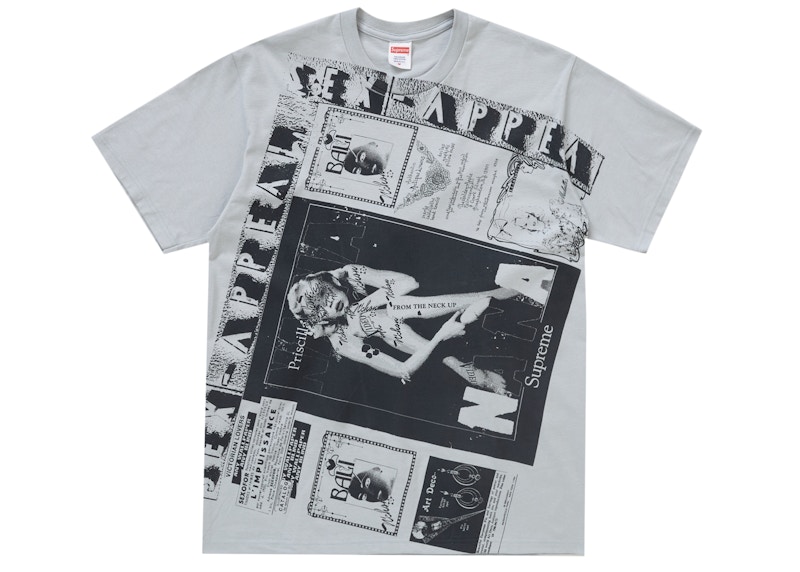 Supreme Collage Tee Cement Grijs
