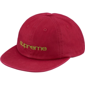 Supreme Compact Logo 6-Panel Rood