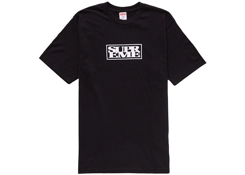 Supreme Connect Tee Zwart
