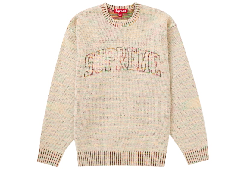 Supreme Contrast Arc Sweater Wit