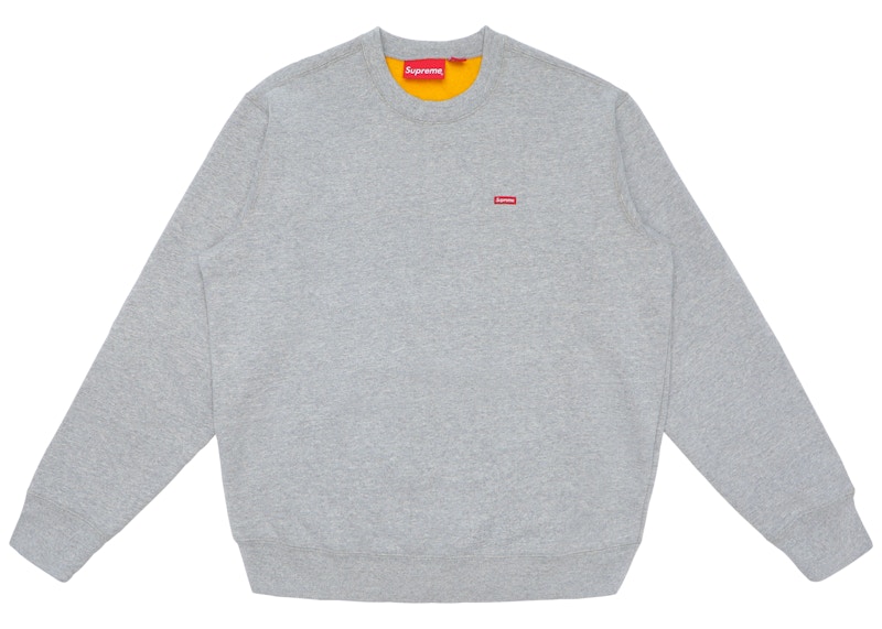 Supreme Contrast Crewneck Heather Grijs