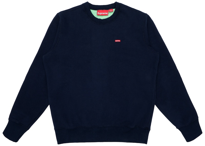 Supreme Contrast Crewneck Blauw