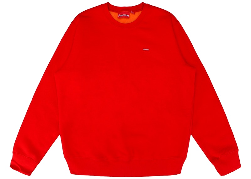 Supreme Contrast Crewneck Rood