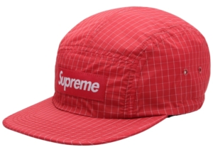 Supreme Contrast Ripstop Camp Cap Rood