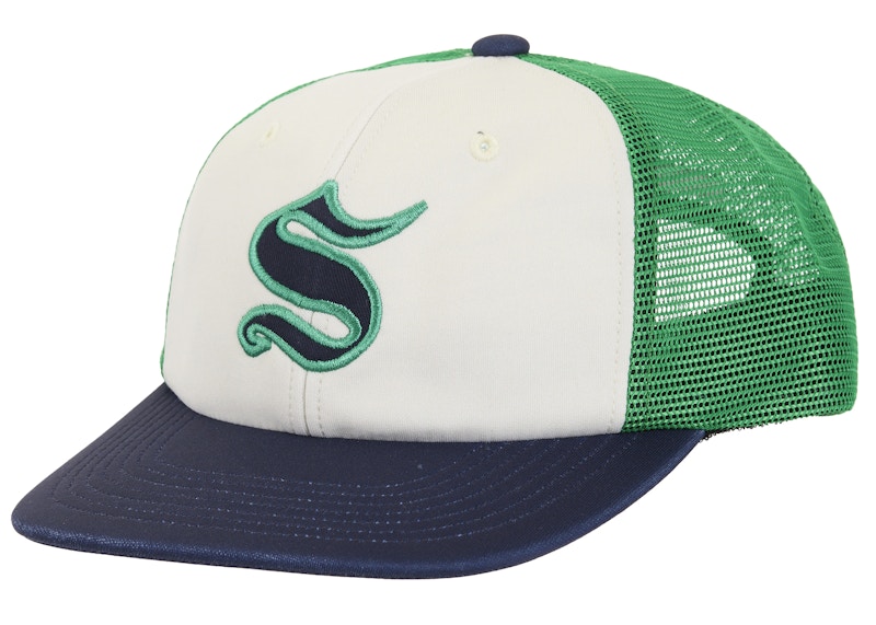 Supreme Contrast S Mesh Back 6-Panel Groen