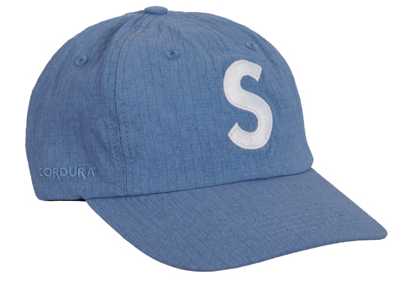 Supreme Cordura Ripstop S Logo 6-Panel Royal Blauw