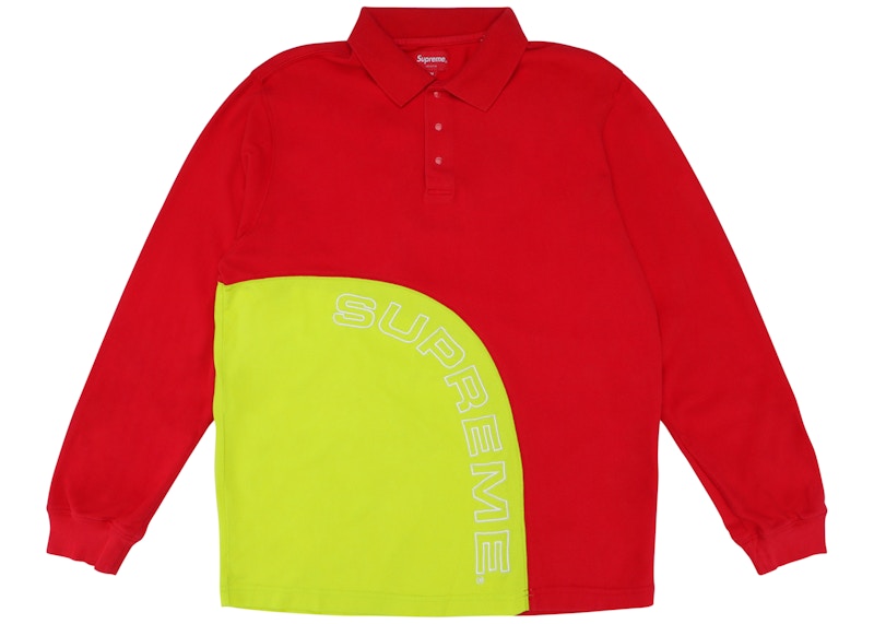 Supreme Corner Arc L/S Polo Rood