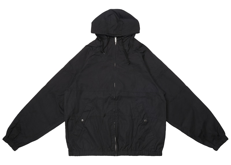 Supreme Cotton Hooded Raglan Jacket Zwart
