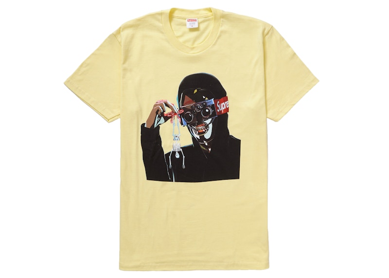 Supreme Creeper Tee Pale Geel