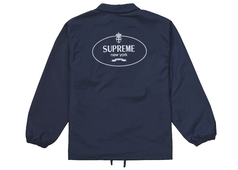 Supreme Crest Coaches Jacket Blauw