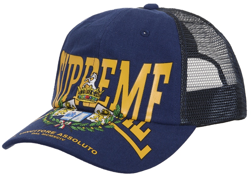 Supreme Crest Mesh Back 6-Panel Blauw