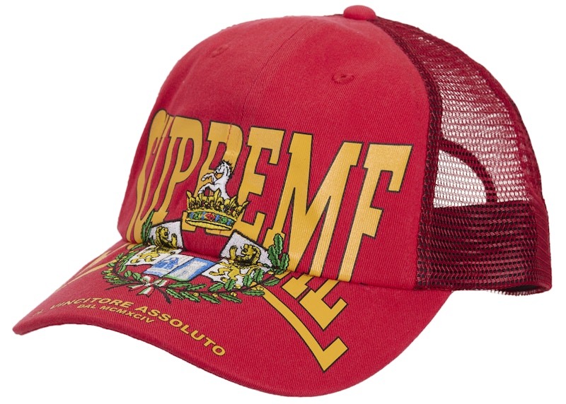 Supreme Crest Mesh Back 6-Panel Rood