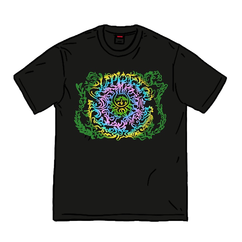 Supreme Crest Tee Zwart