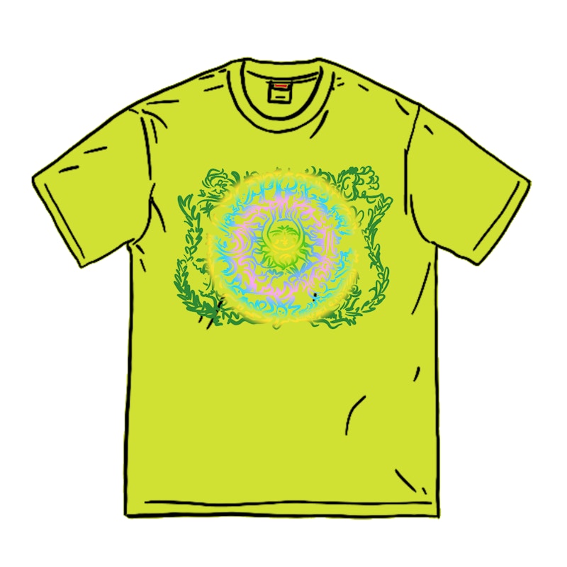 Supreme Crest Tee Bright Groen