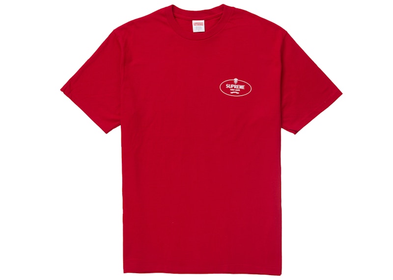 Supreme Crest Tee Rood