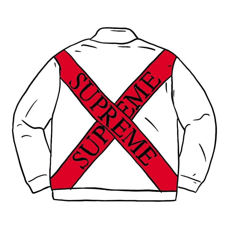 Supreme Cross Half Zip Sweatshirt Ash Grijs