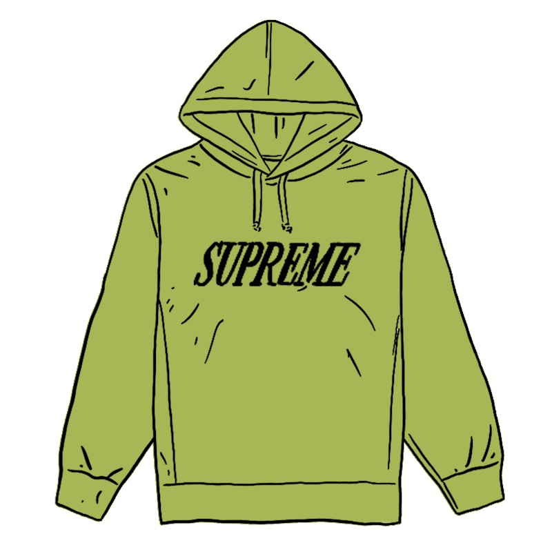 Supreme Crossover Hooded Sweatshirt Lime Groen