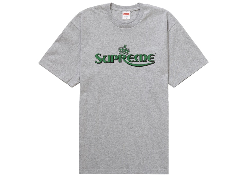 Supreme Crown Tee Heather Grijs